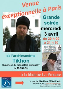 Archimandrite Tikhon 3 avril 2013 REDUITE